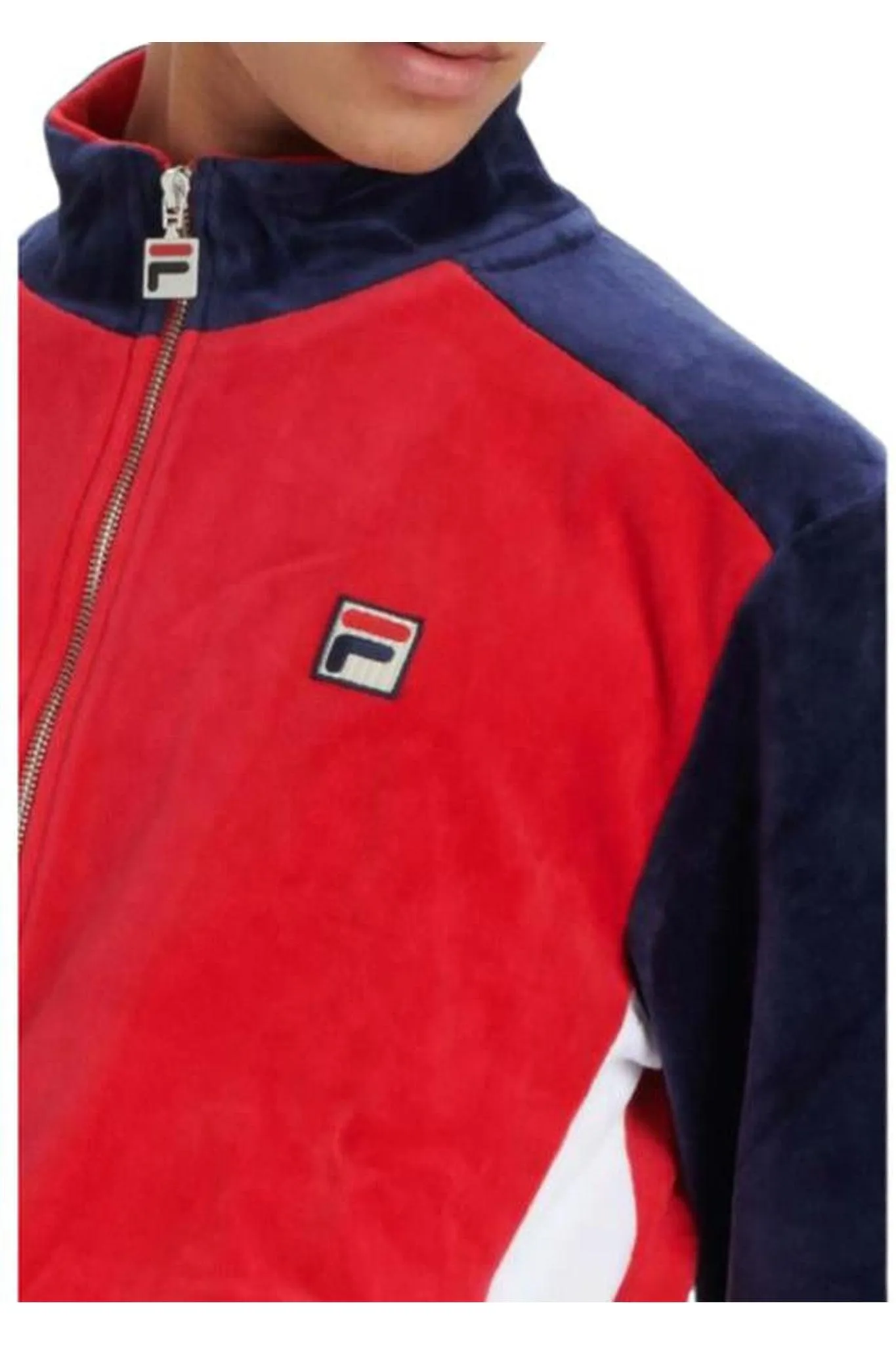 Fila Camden Velour Red Track Top