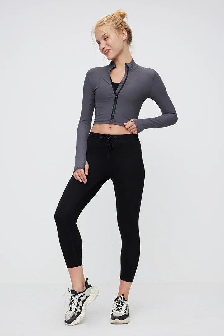 FlexEase™ Long Sleeve Cropped Jacket