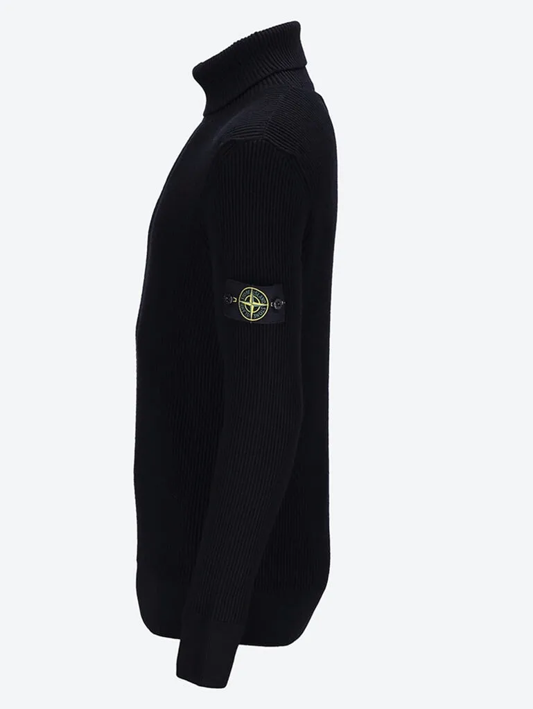 Full rib rws wool turtleneck