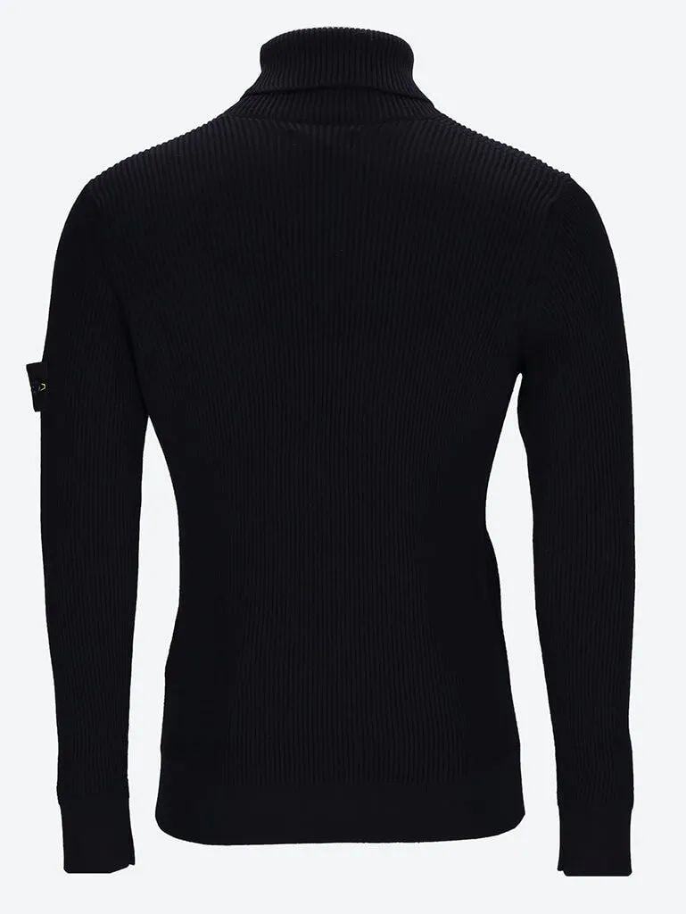 Full rib rws wool turtleneck