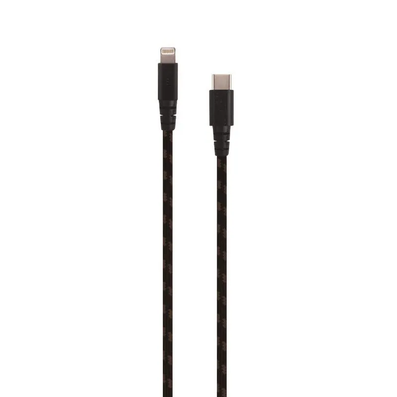 Fusebox Lightning to USB-C Cable 6 ft. Black