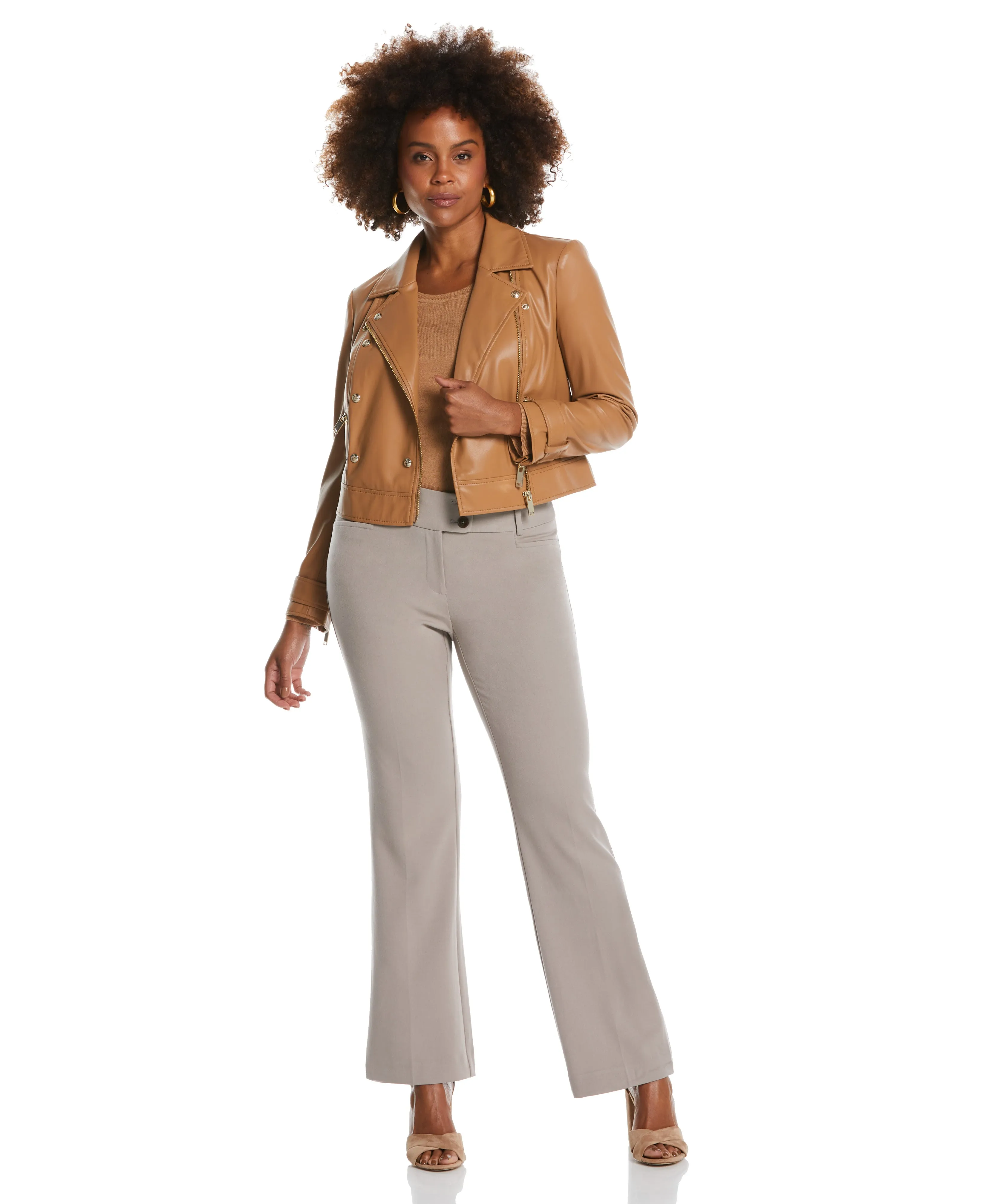 Gabardine Bootcut Pant - Curvy Fit