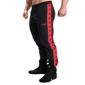 GASP Track Suit Pants - Black/Red