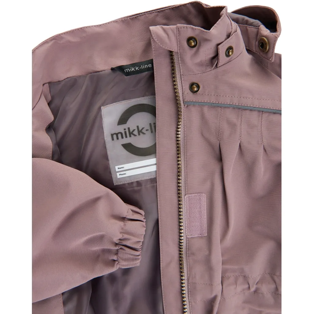 Girl Summer Jacket with Recycled material - Twilight Mauve