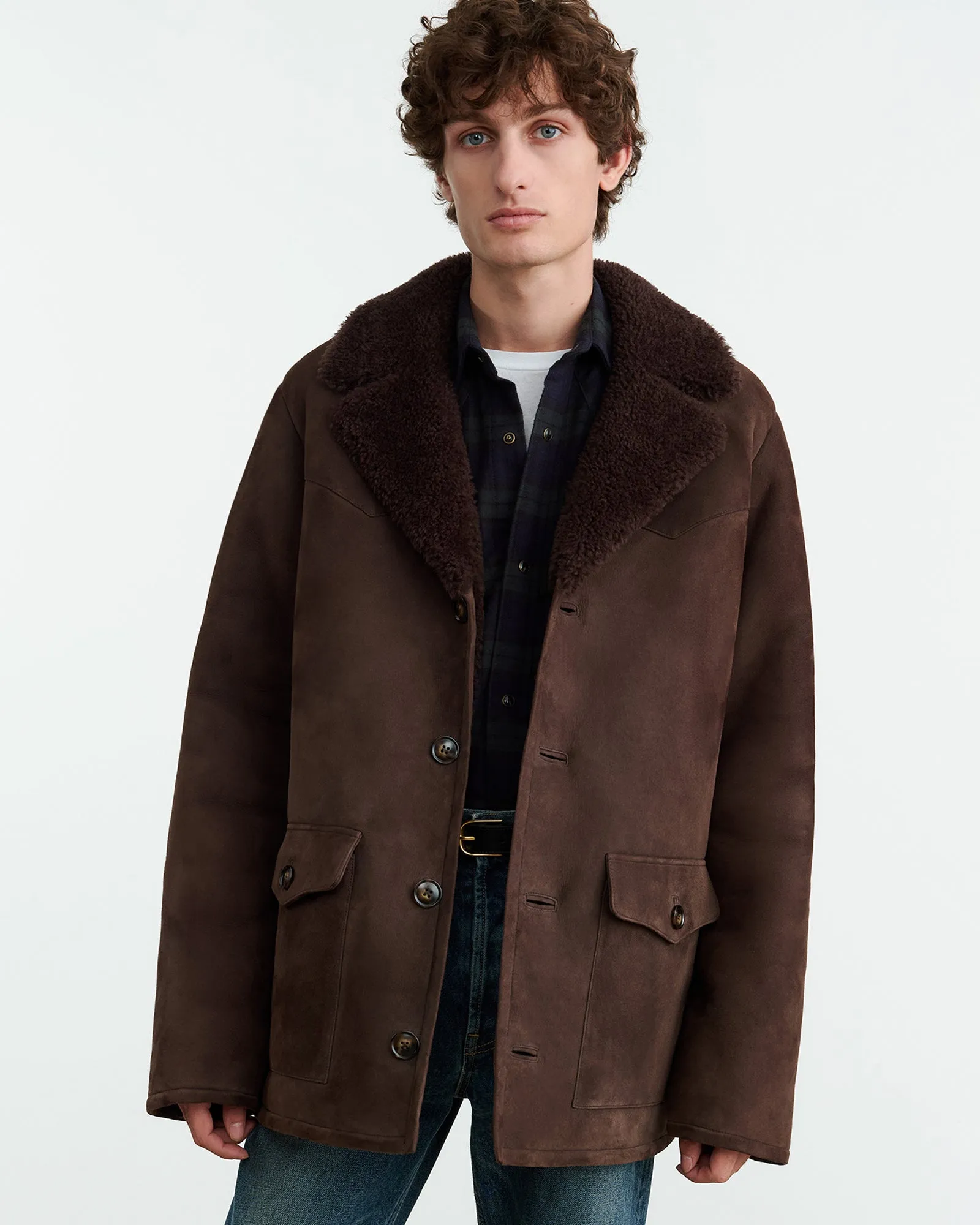 GOSHEN SHEARLING COAT