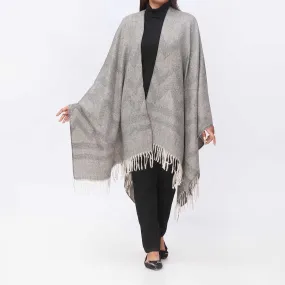 Grey Cape Shawl PW3889