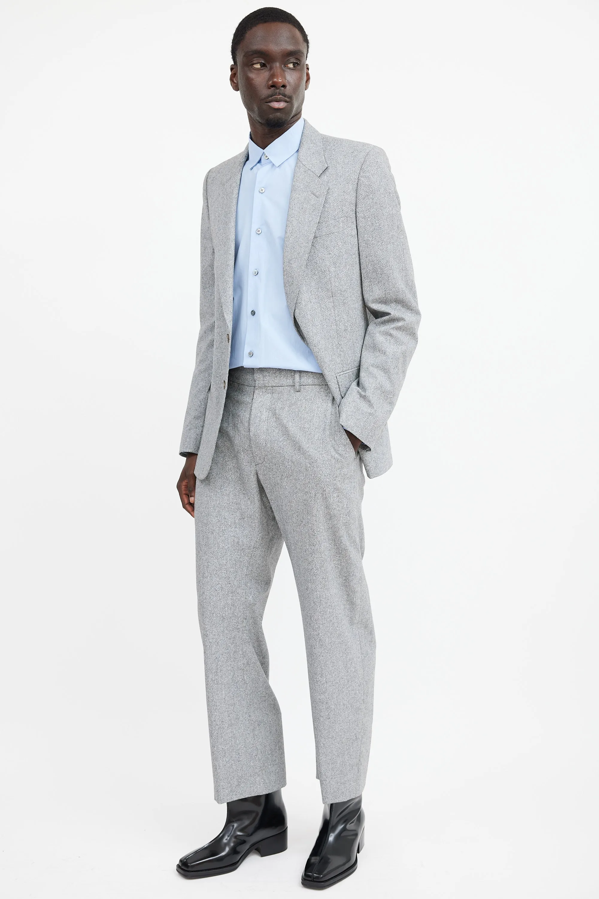 Grey Wool Suit