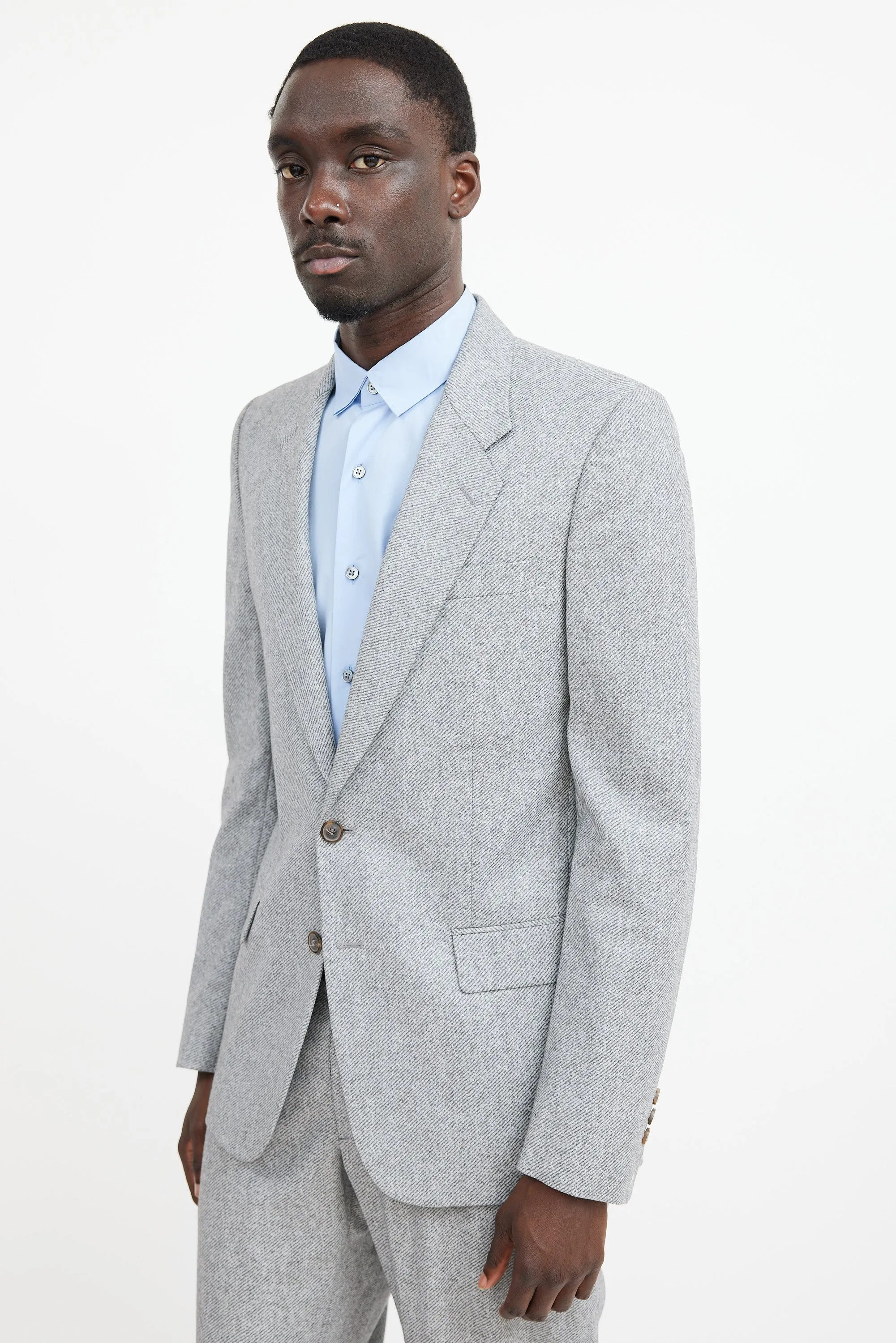 Grey Wool Suit