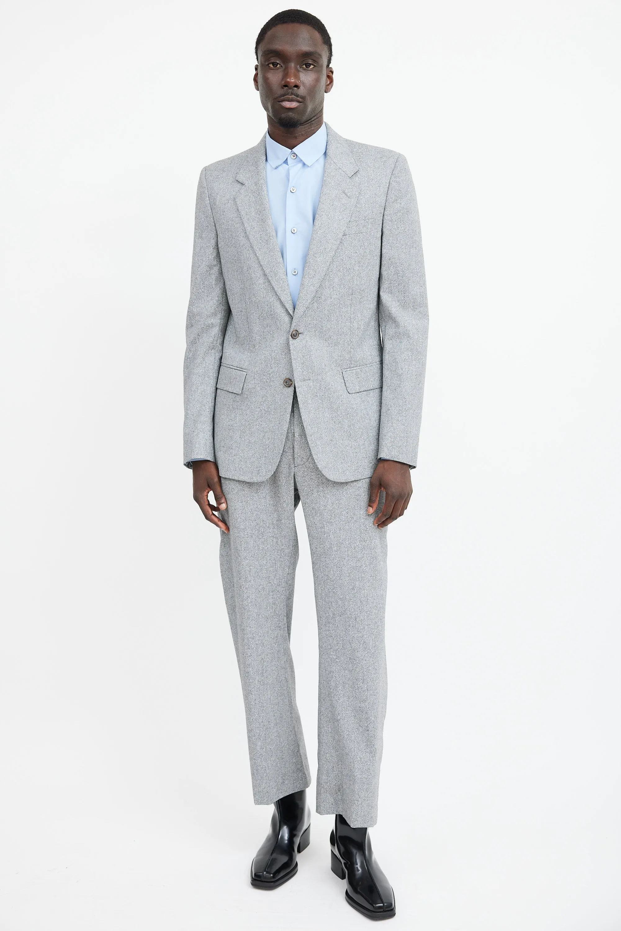 Grey Wool Suit