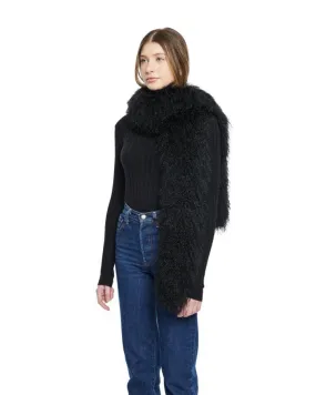 HiSO Toscana Shearling Boa Tube Scarf