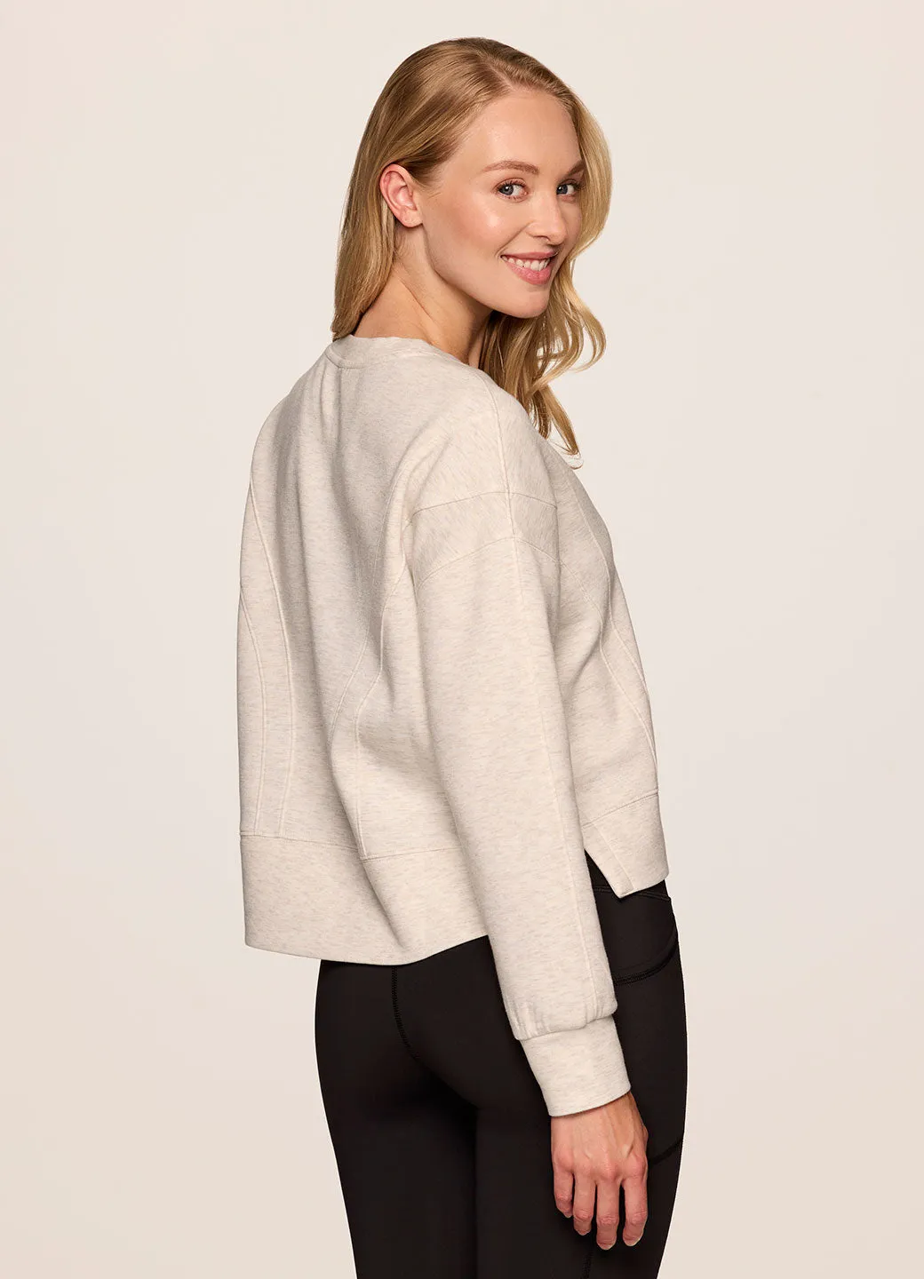 In The Studio Cropped Pullover