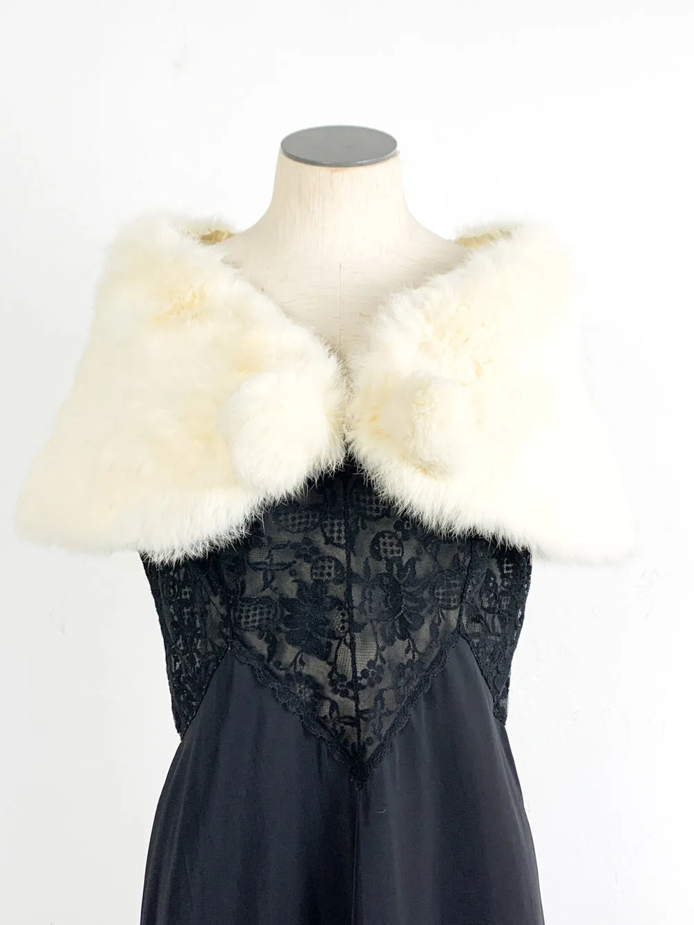 Ivory Fur Shrug