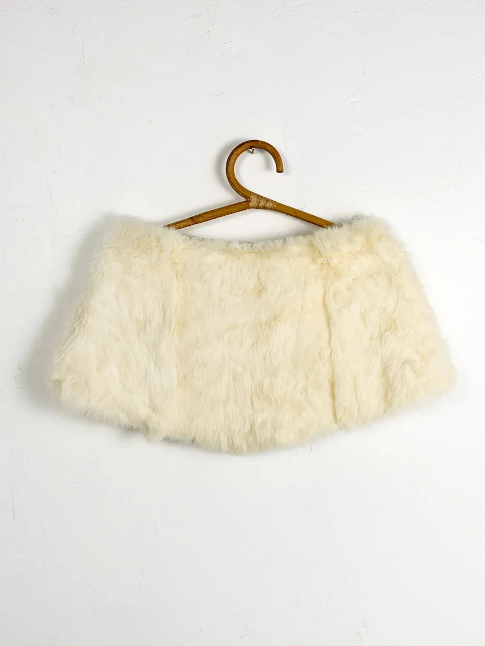 Ivory Fur Shrug