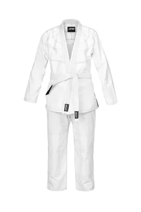 JAVSON BRAZILIAN JIU-JITSU BJJ 350 GSM WHITE/BLACK