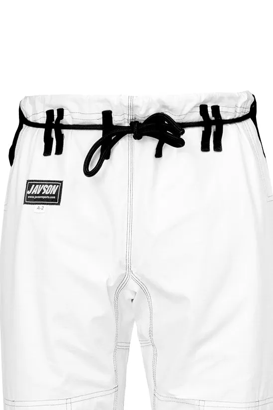 JAVSON BRAZILIAN JIU-JITSU BJJ 350 GSM WHITE/BLACK