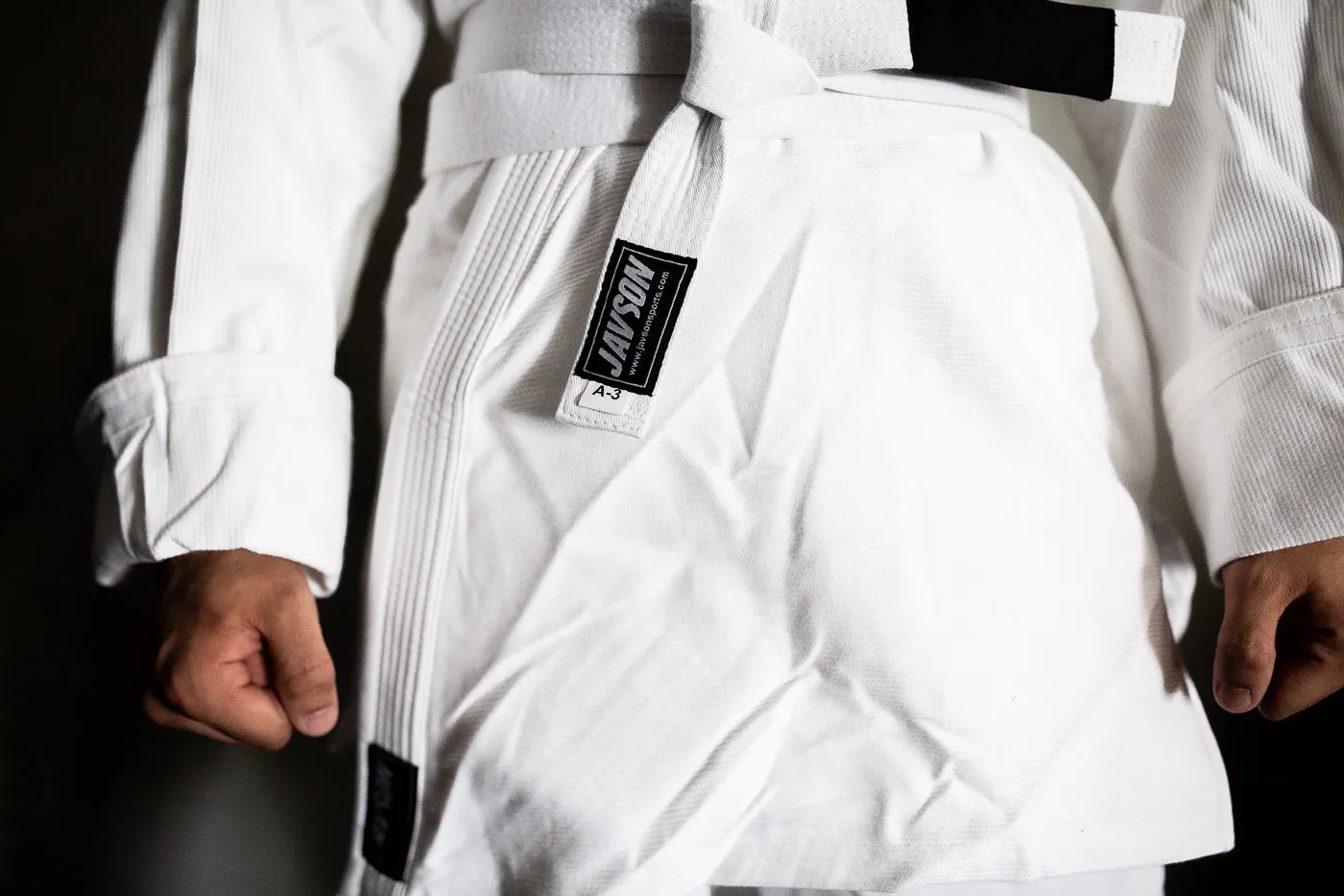 JAVSON BRAZILIAN JIU-JITSU BJJ 350 GSM WHITE/BLACK