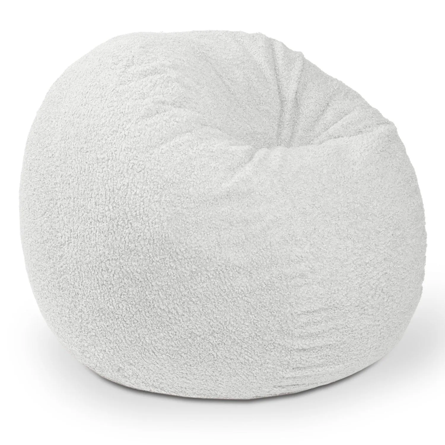 Jaxx Saxx Shearling Faux-Lamb 4 Ft Large Round Bean Bag