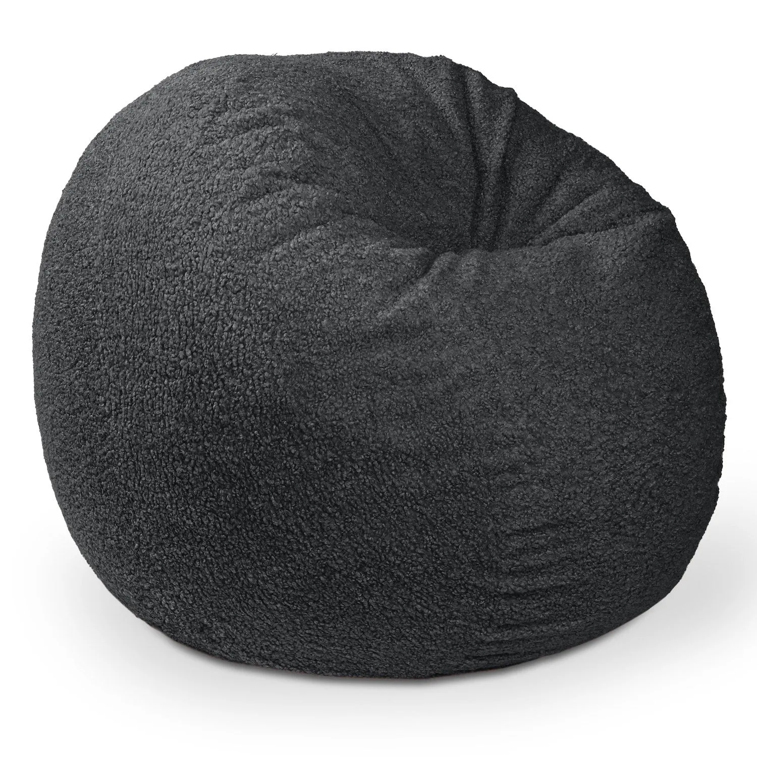 Jaxx Saxx Shearling Faux-Lamb 4 Ft Large Round Bean Bag