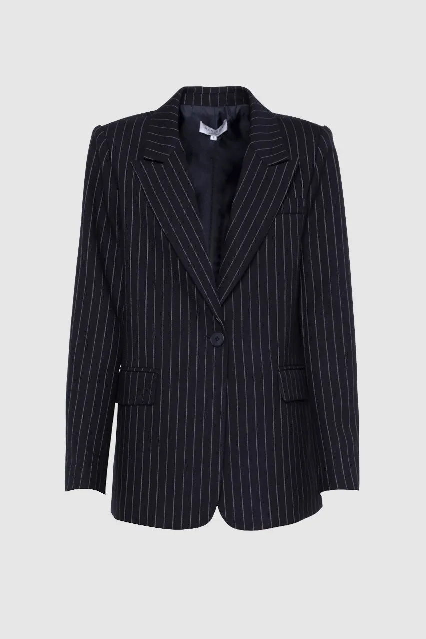 Jensen Blazer | Navy Pinstripe