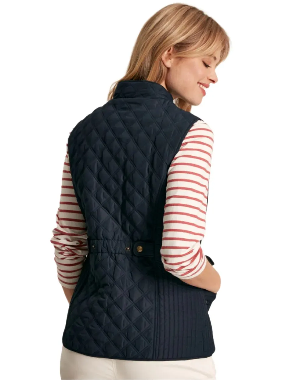 Joules Minx Showerproof Diamond Quilted Gilet