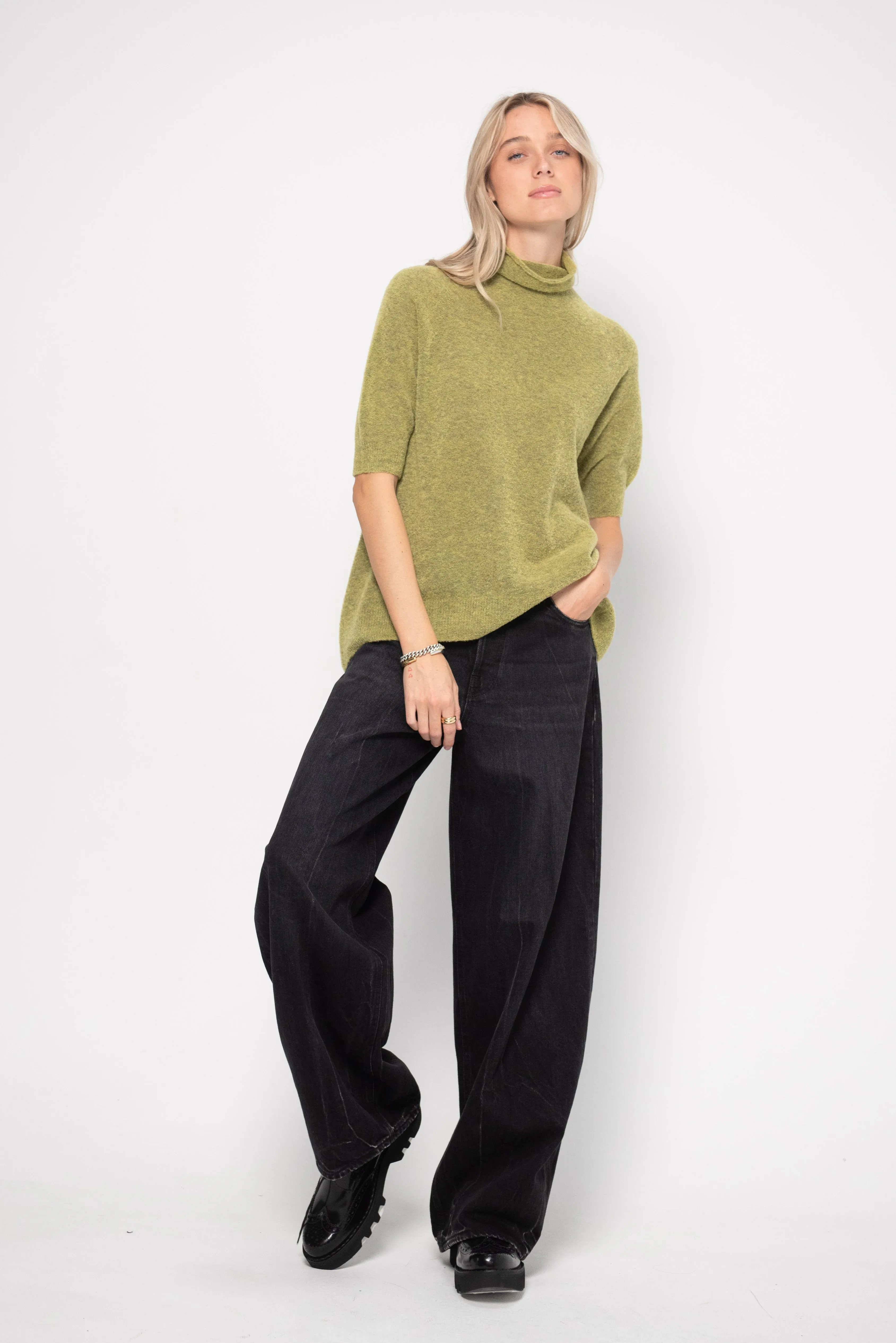 Kaluh Sweater, Kiwi Melange