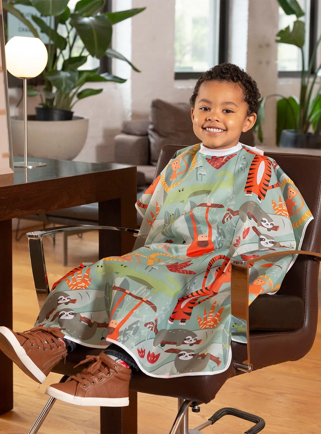 Kids Hairstyling Cape - Jungle Print