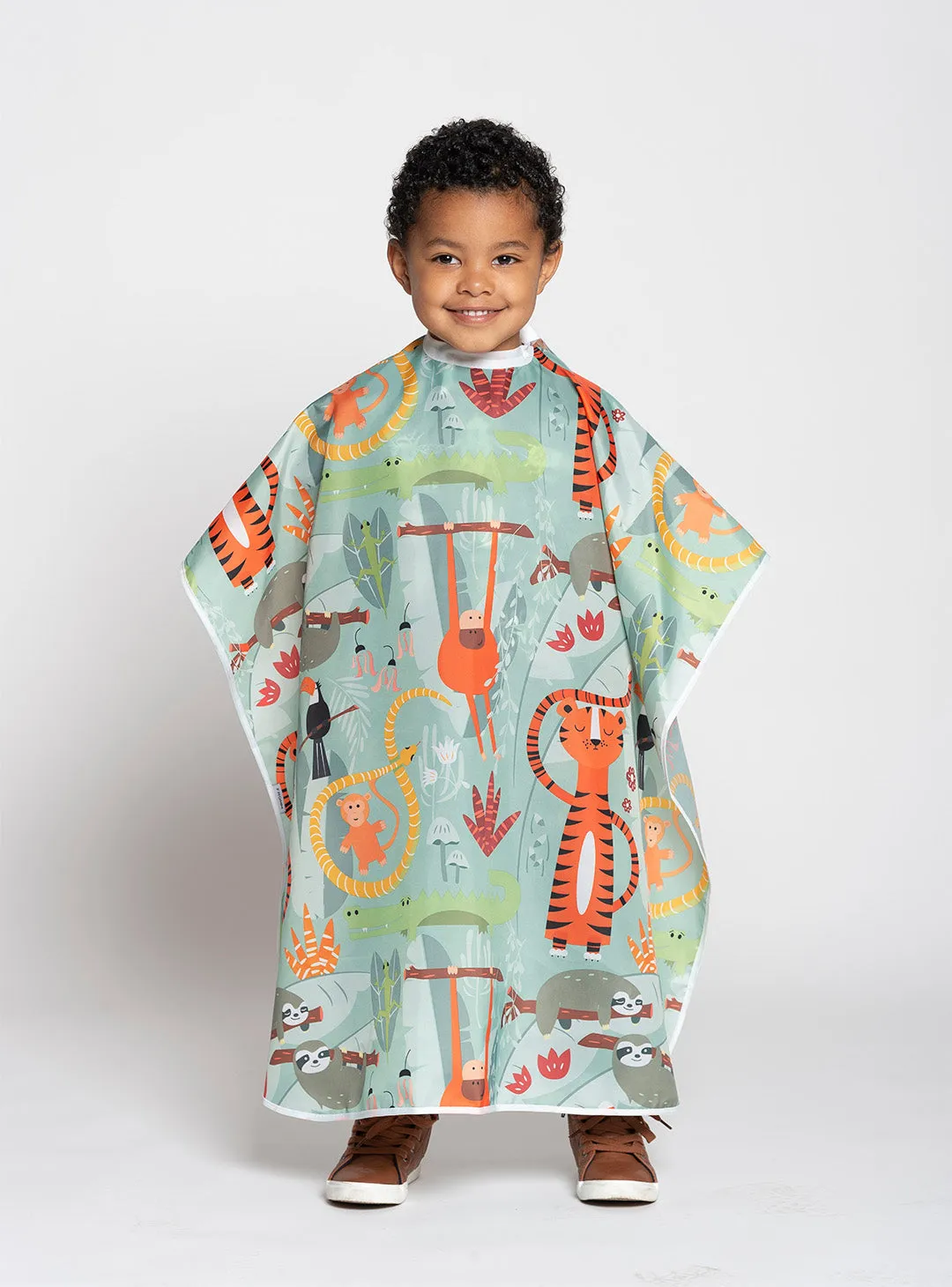 Kids Hairstyling Cape - Jungle Print