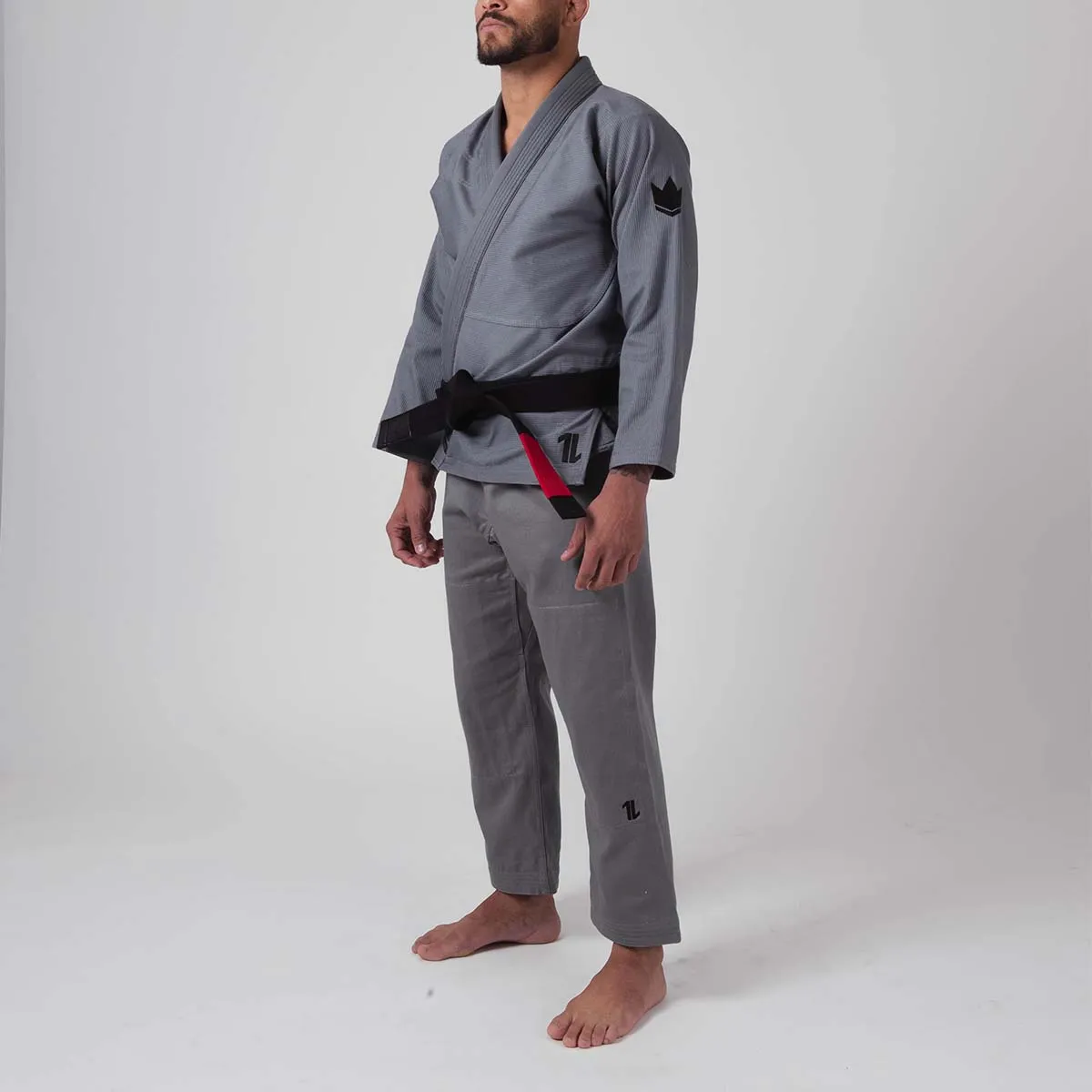 Kingz The ONE Jiu Jitsu Gi - Grey - FREE White Belt