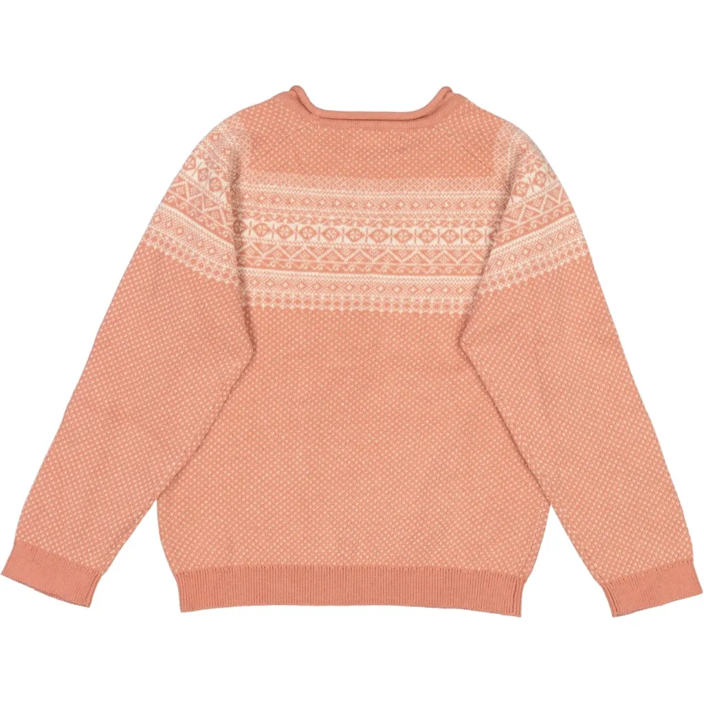 Knit Pullover Niels - cameo brown