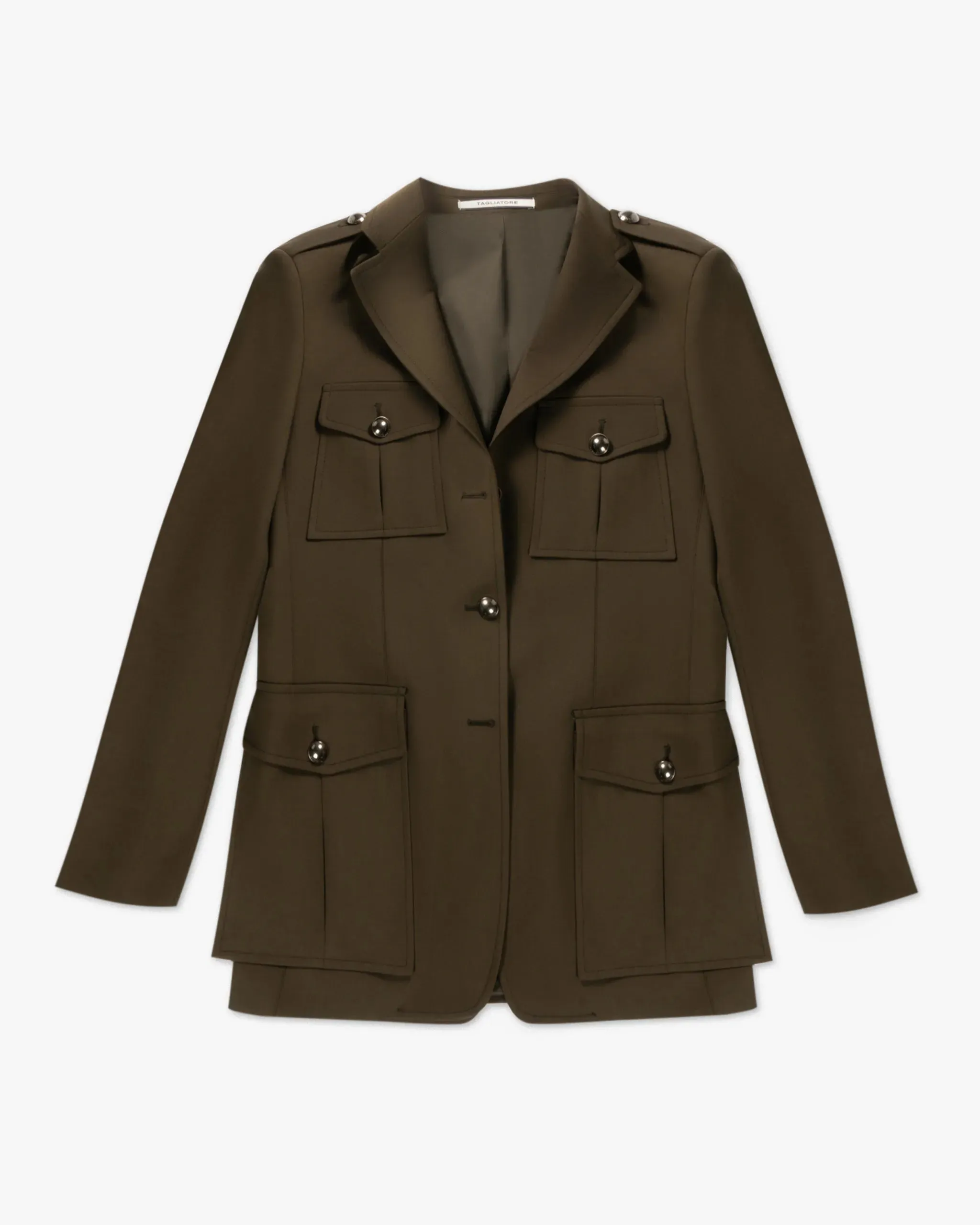 Langer Taillierter Army Blazer von Tagliatore