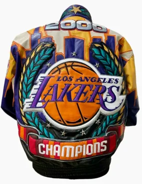 LOS ANGELES LAKERS 2000 CHAMPIONSHIP GENUINE LEATHER JACKET