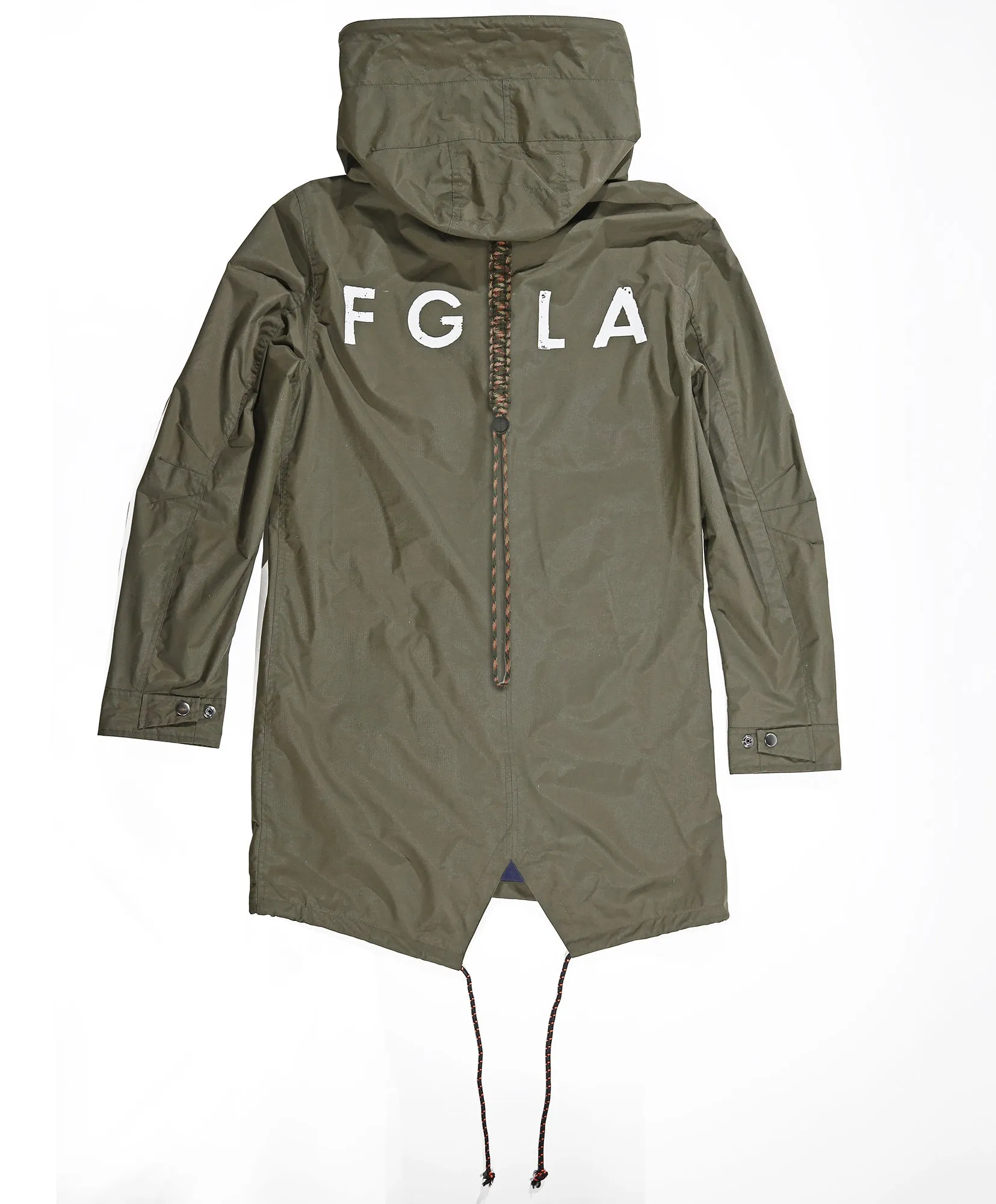 <A 000a001y7f> Fungolia Parka Jacket (Military Green/Navy blue)