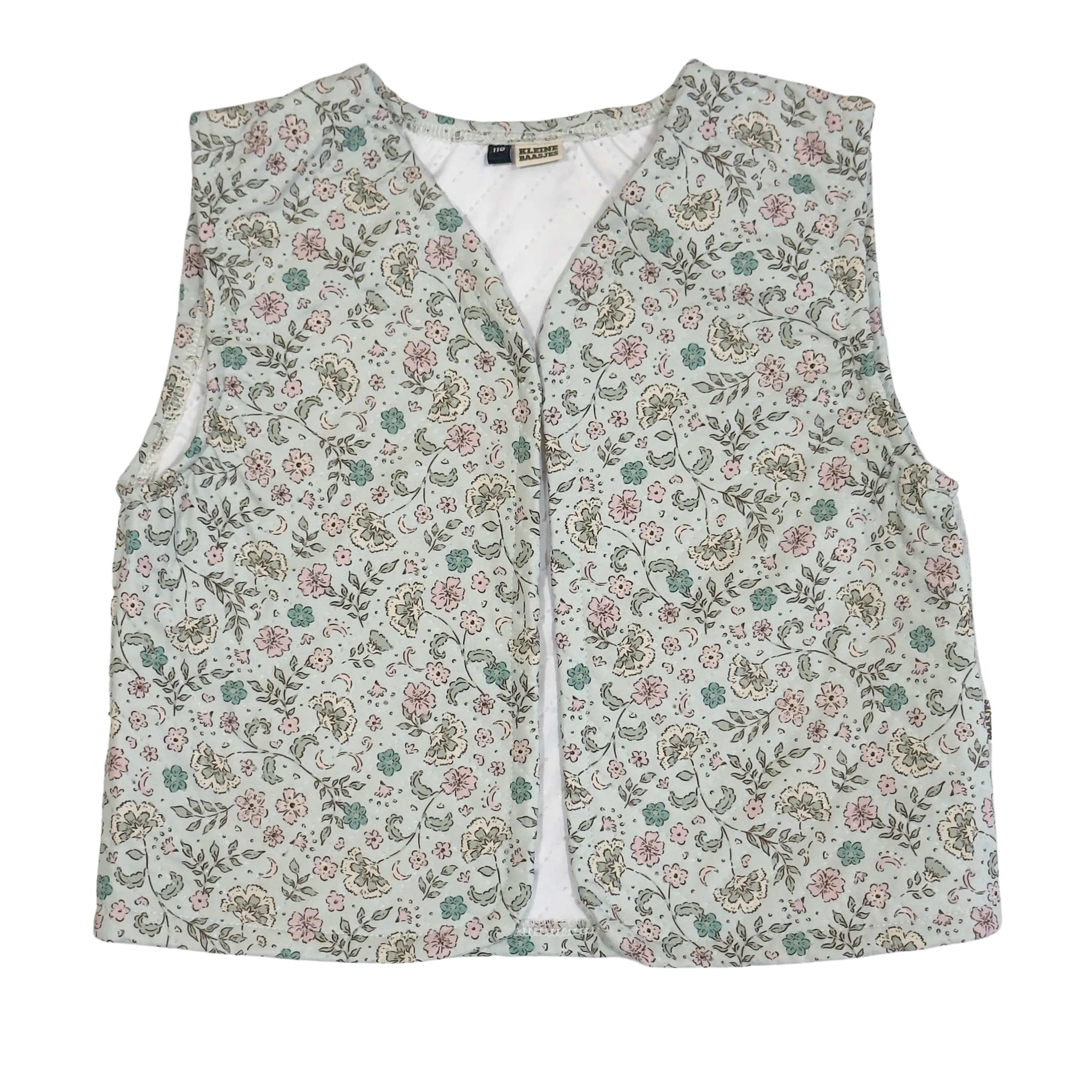 MAMA & MINI - Mini Quilt Gilet Gracefull Flower Sage