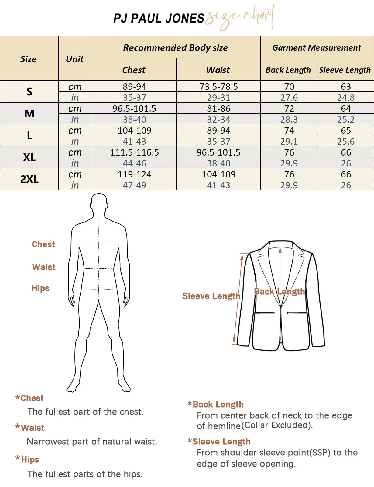 Men Back Slit Blazer Coat Casual Peak Lapel Two-Button Suit Coat