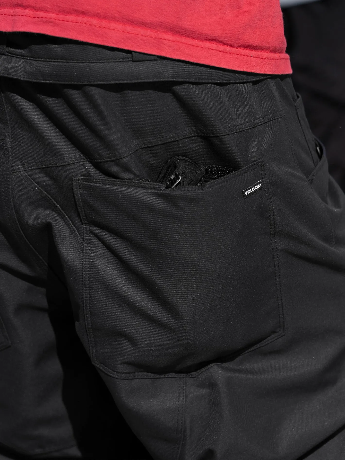 Mens 5-Pocket Pants - Black