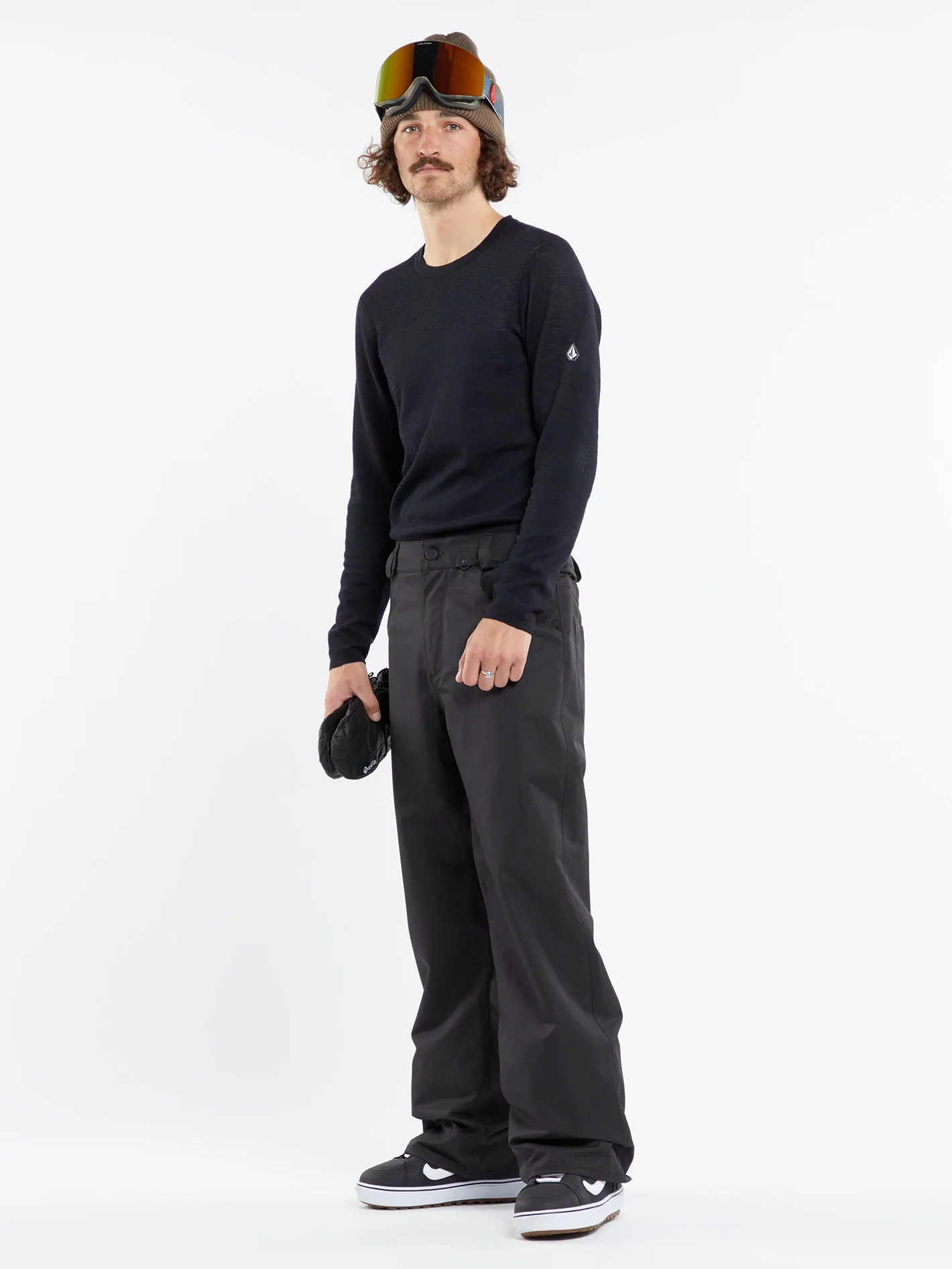 Mens 5-Pocket Pants - Black