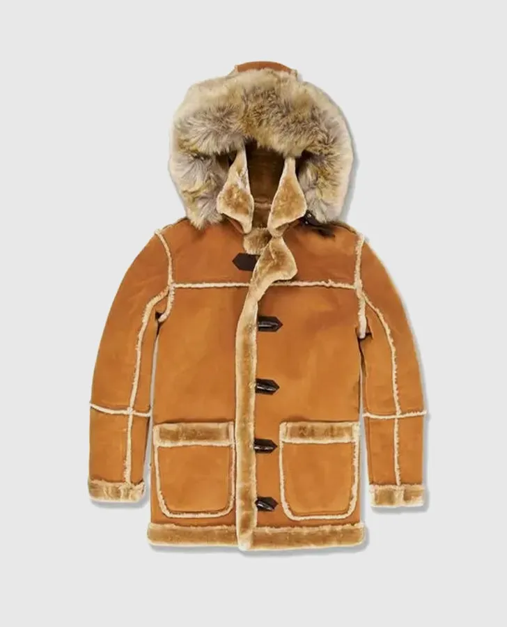 Men’s Aviator Denali Fur Brown Jacket