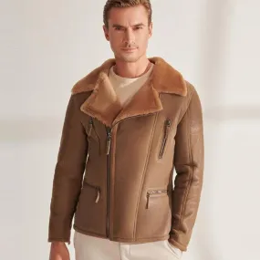 Men's B3 RAF Aviator Shearling Jacket