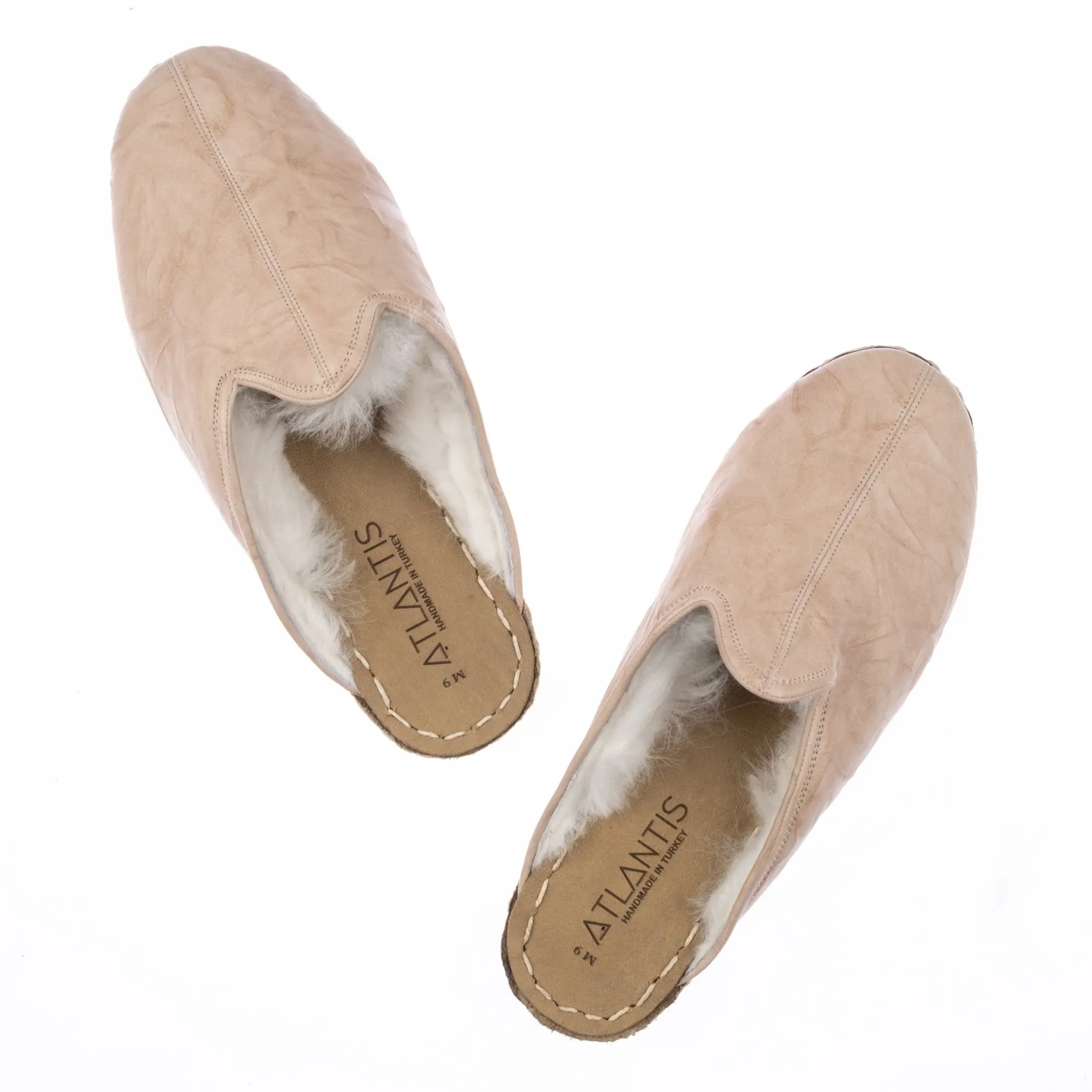 Men's Beige Shearlings