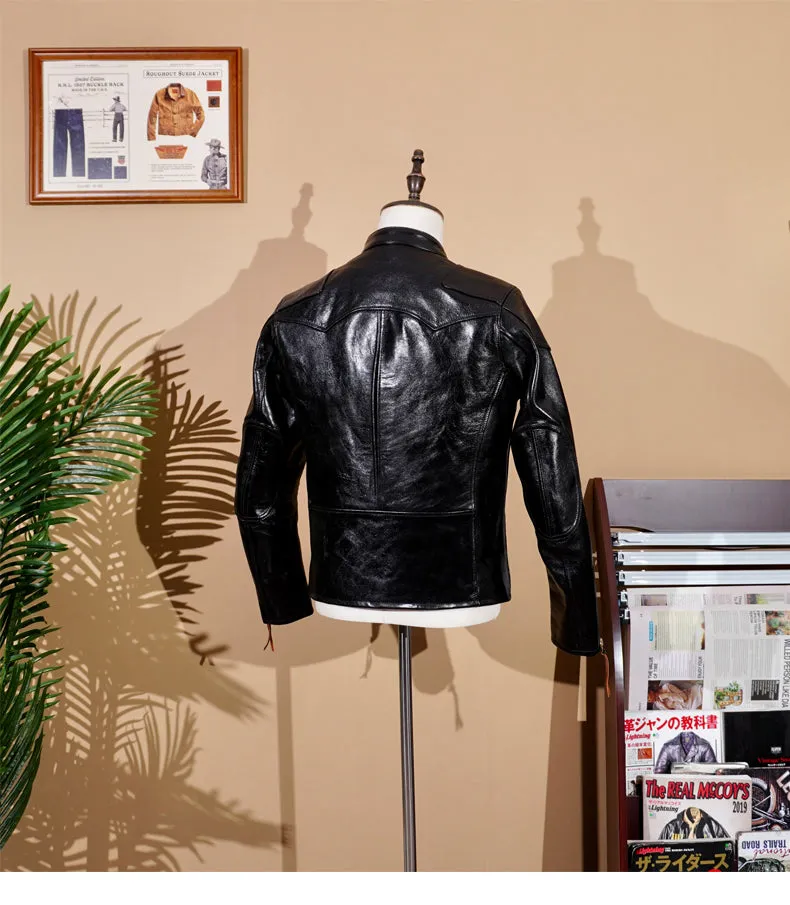 Men's Biker Leather Jacket