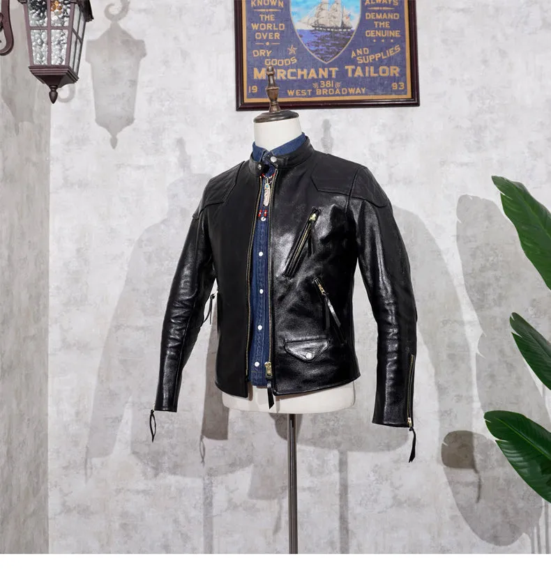 Men's Biker Leather Jacket