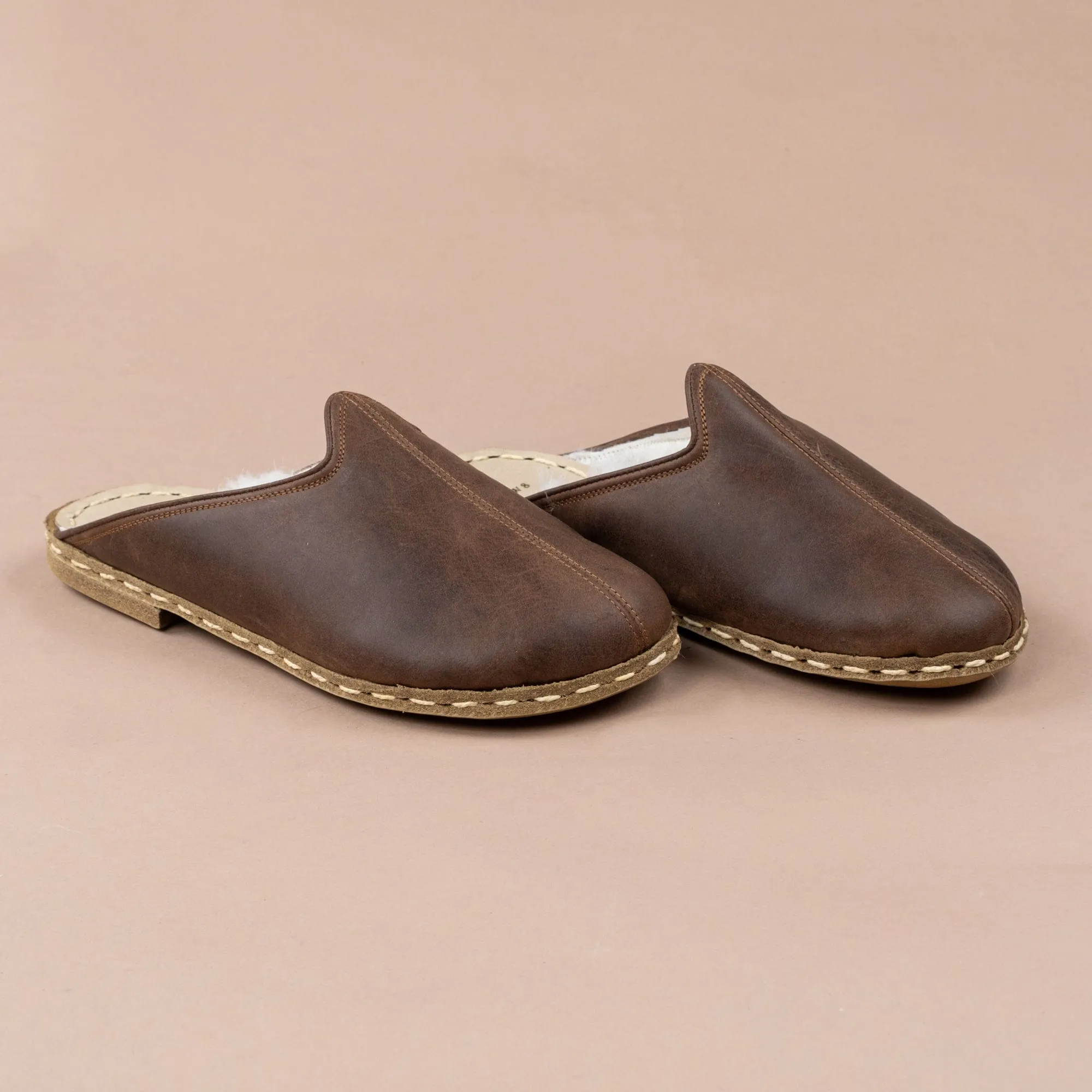 Men's Coffee Barefoot Shearlings