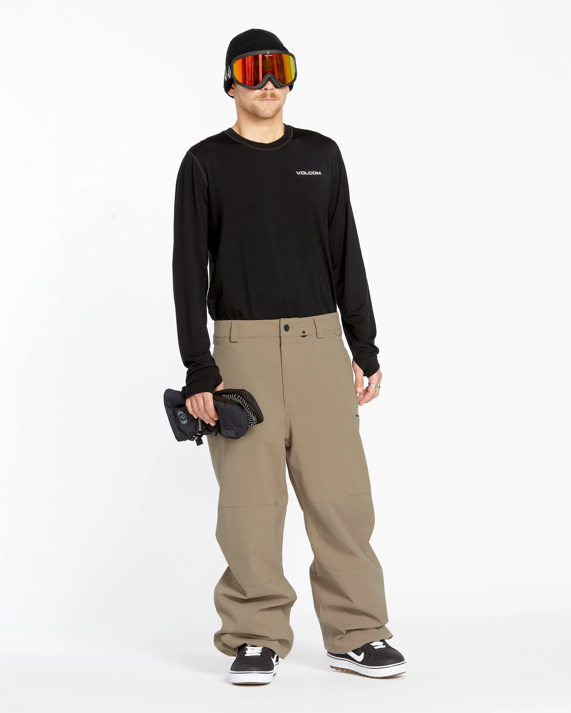 Mens Snow Billow Pants - Chestnut Brown