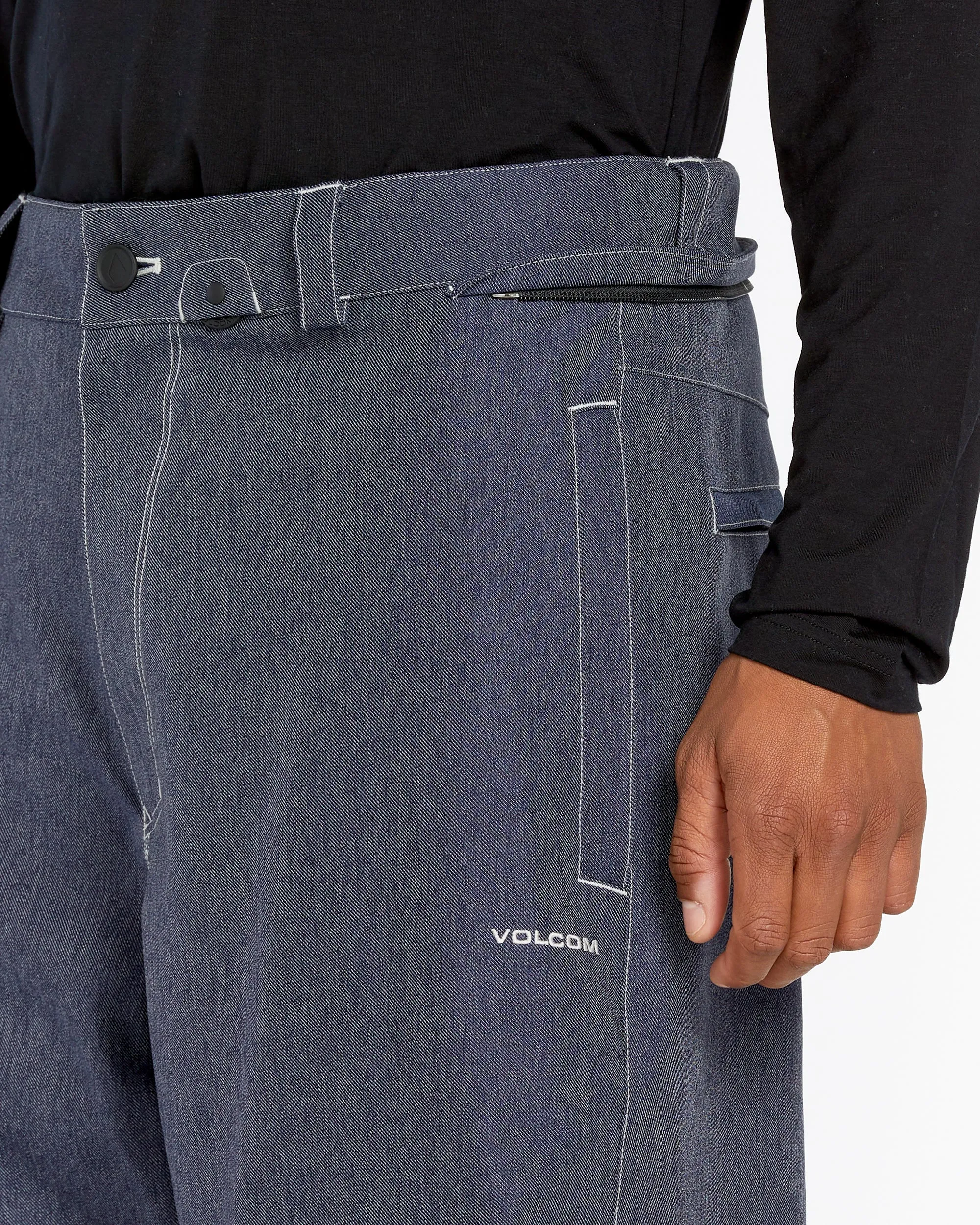 Mens Snow Billow Pants - Dark Denim