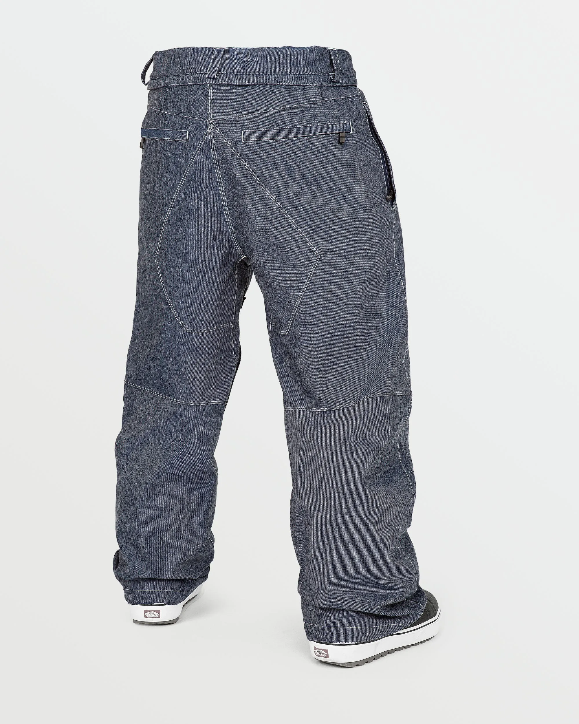 Mens Snow Billow Pants - Dark Denim