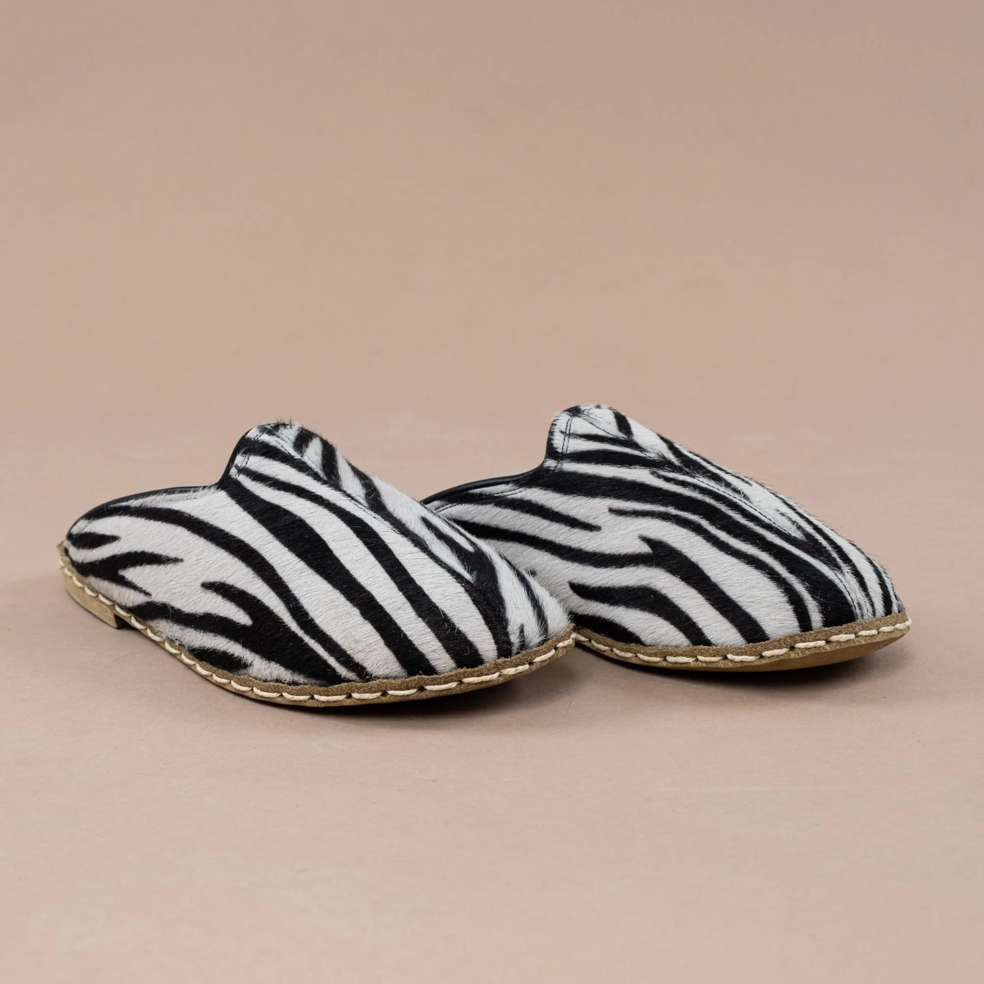 Men's Zebra Barefoot Shearlings