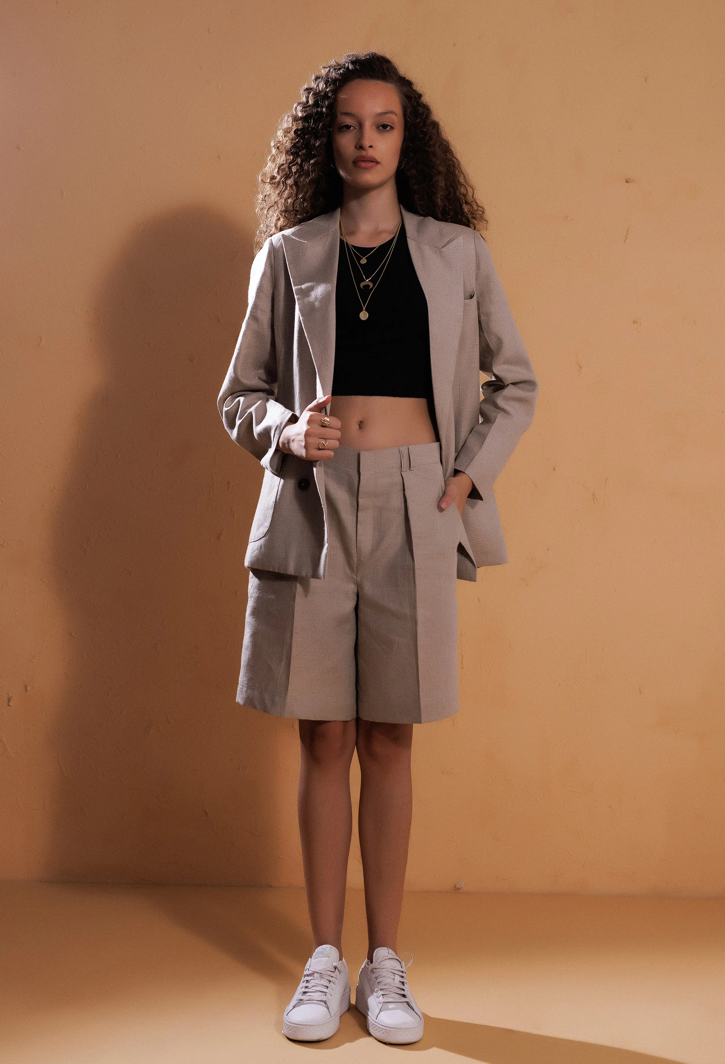 MIA LINEN BLAZER