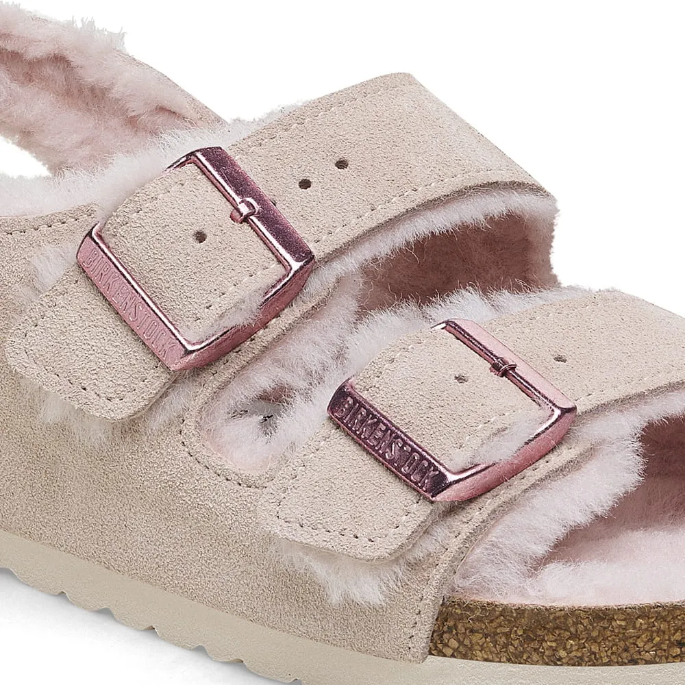 Milano Suede Shearling Suede Leather Shearling