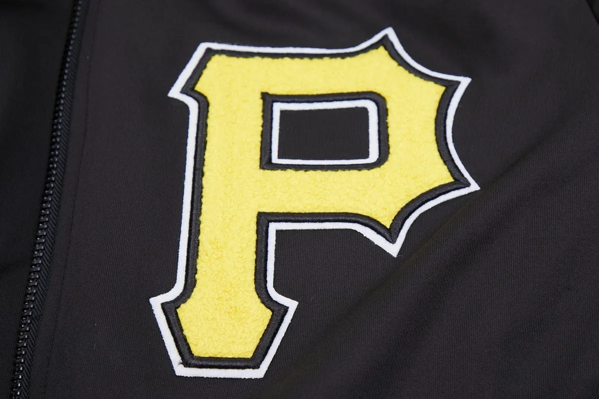 MLB PITTSBURGH PIRATES CLASSIC MEN'S TRACK JACKET (BLACK)