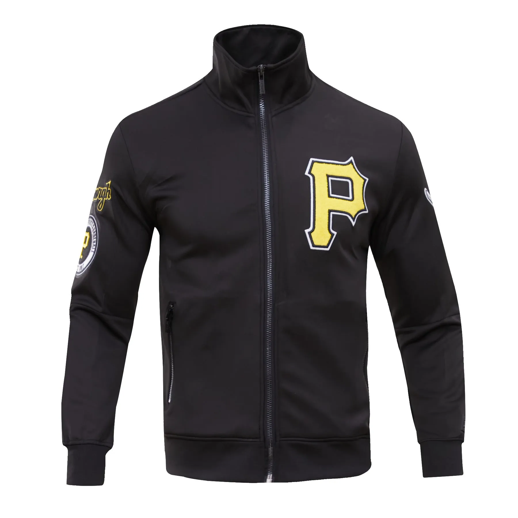 MLB PITTSBURGH PIRATES CLASSIC MEN'S TRACK JACKET (BLACK)